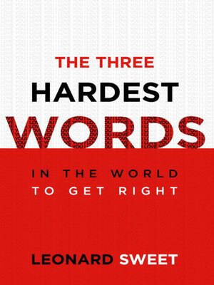 cover image of The Three Hardest Words